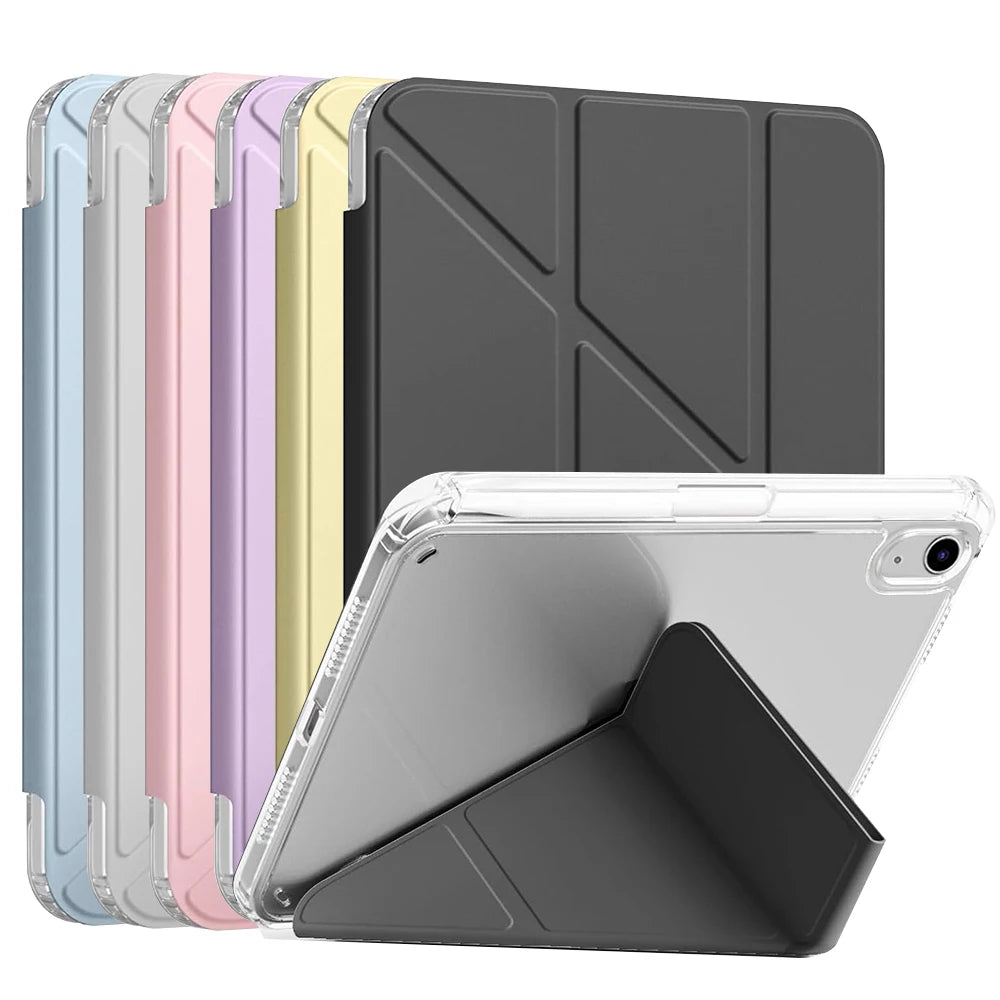 Y-Shape iPad Case | Pencil Holder & Multi-Angle Stand Tablet Case Axl