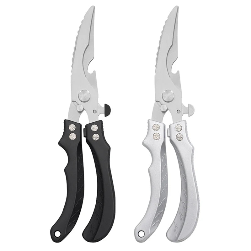 Heavy-Duty Stainless Steel Kitchen Shears – Poultry & BBQ Kitchen Shears Axl