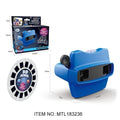 3D View-Master Unicorn Mini Theater Luminous Toy for Kids 3D Viewer Toy Axl Blue