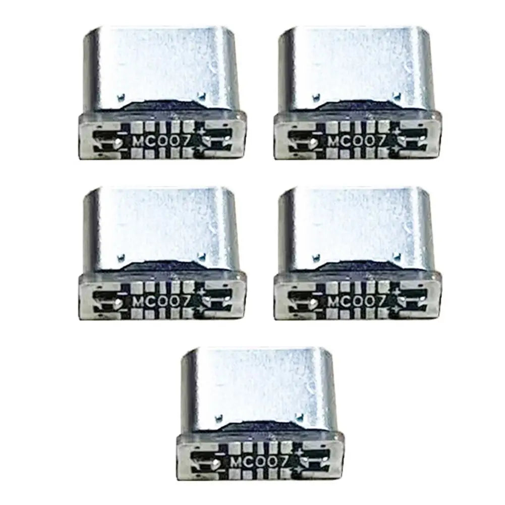 5-Pack MC007 Type-C Female Connector – MicroUSB MiniUSB Adapter USB-C Connector Axl 5pcs CN