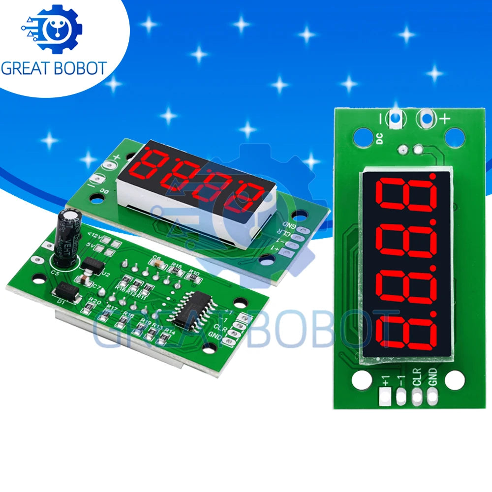 DC 4-25V Digital Counter Module – 0-9999 LED Display Digital Counter Module Axl 1PC