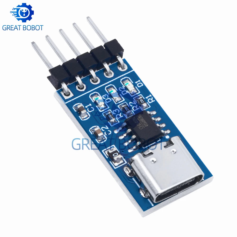 USB Type-C to TTL CH340N Serial Adapter Module 5V/3.3V USB Serial Adapter Axl