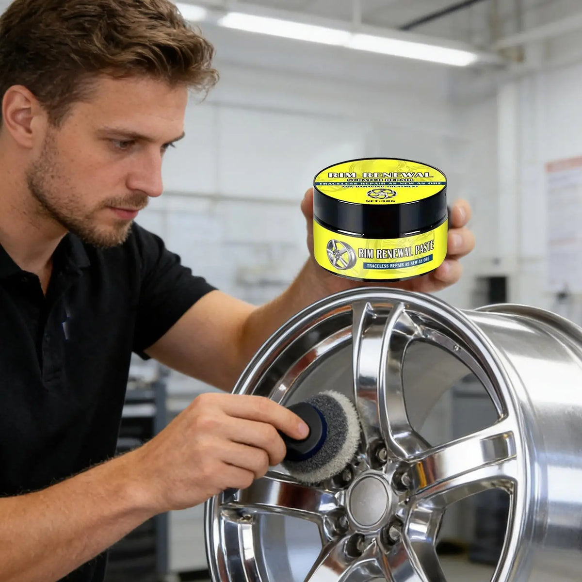 Wheel Hub Scratch Repair & Rim Polishing Paste | Rust Removal Rim Polishing Paste Axl