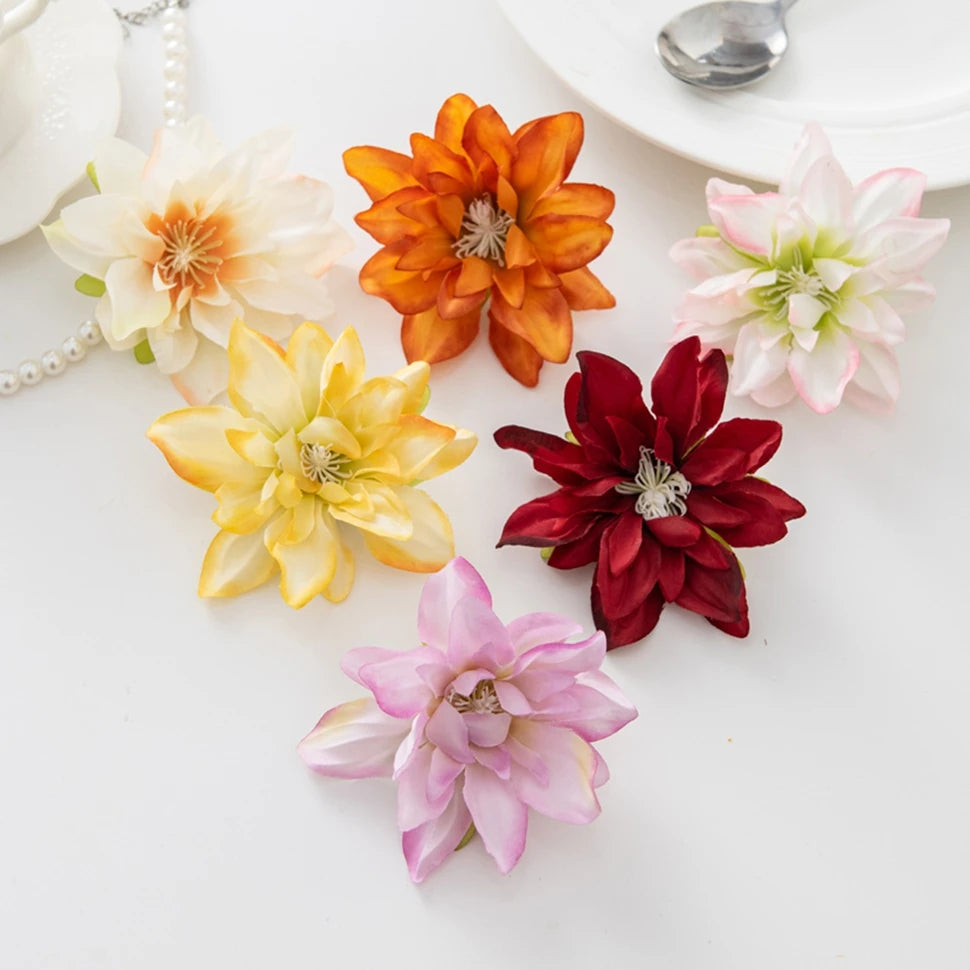 50/100 PCS Silk Lotus Artificial Flowers – Wedding & Home Decor Artificial Silk Flowers Axl