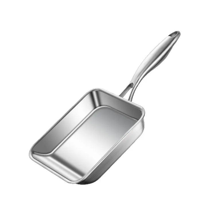 KEMORELA Tamagoyaki Pan – Stainless Steel Japanese Omelette Pan Japanese Omelette Pan Axl 1PCS
