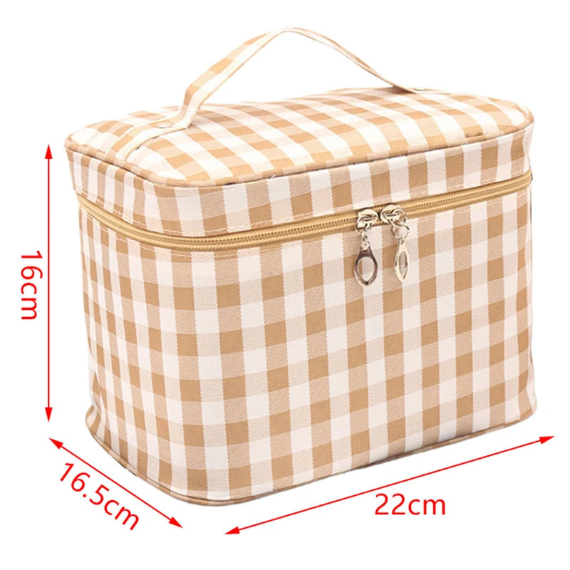 Large Waterproof Makeup Bag – Women's Travel Cosmetic Organizer Cosmetic Organizer Bag Axl