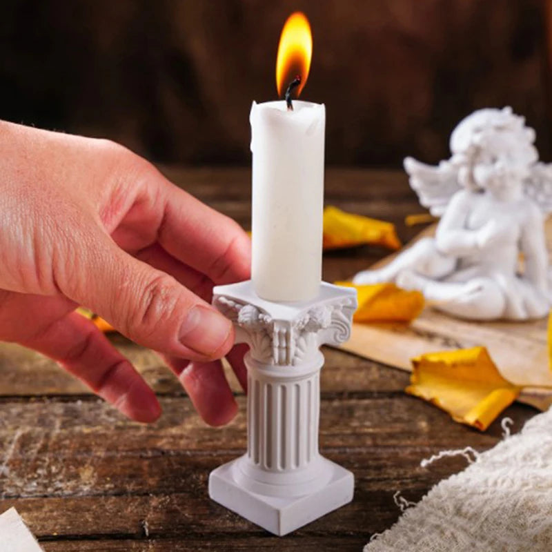 Roman Pillar Greek Column Pedestal & Candlestick Stand Column Pedestal Stand Axl