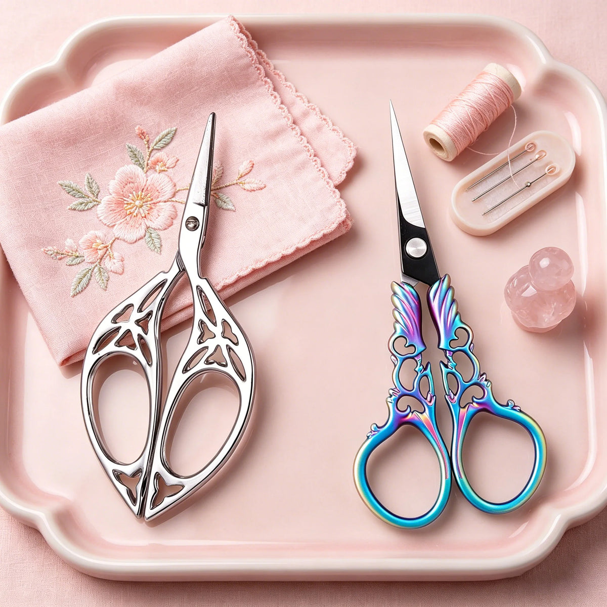 Embroidery Scissors – Sharp Stainless Steel Craft & Sewing Scissors Embroidery Scissors Axl Scissors-2PCS