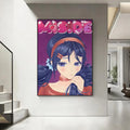 MiSide MitaMiSide Game Poster – HD Waterproof Wall Art Decor Game Art Poster Axl White1 40X50cmNoframe