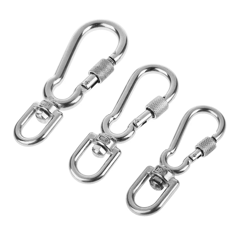 Stainless Steel Swivel Snap Hook Carabiner Clip | Dog Leash Dog Leash Clip Axl