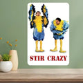 Stir Crazy Movie Metal Poster Sign | Retro Aluminum Wall Art Metal Wall Sign Axl aluminum sign aluminum 20x30cm