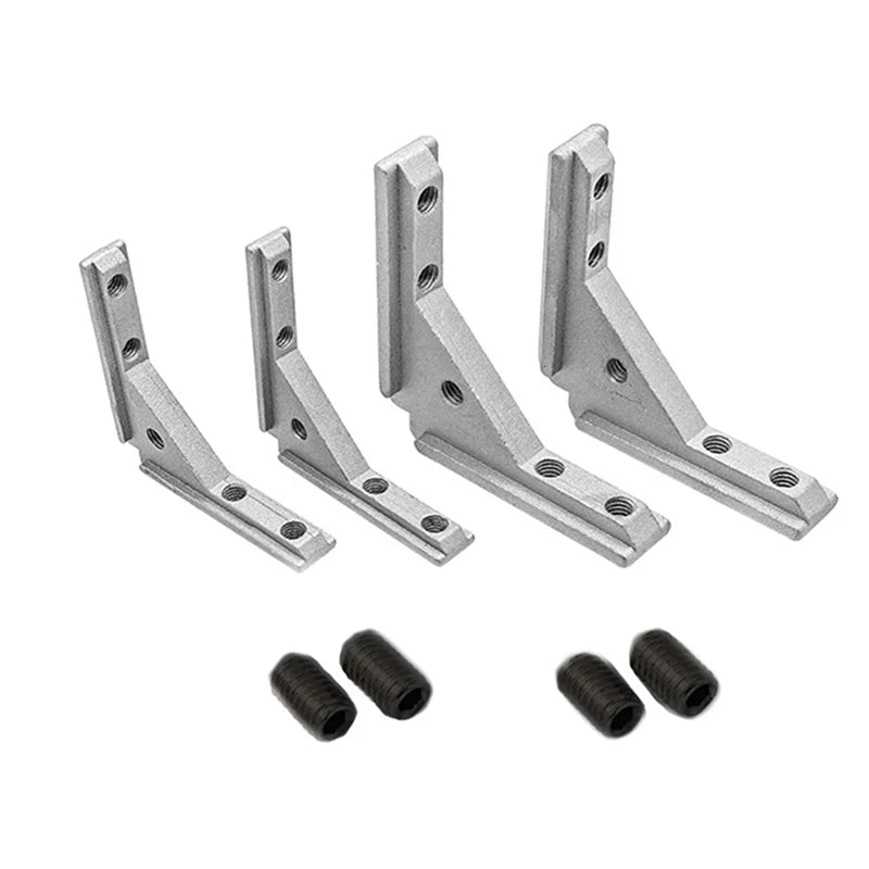 Angle Slot Corner Connector for 2020 3040 4040 Aluminum Profile Corner Bracket Connector Axl