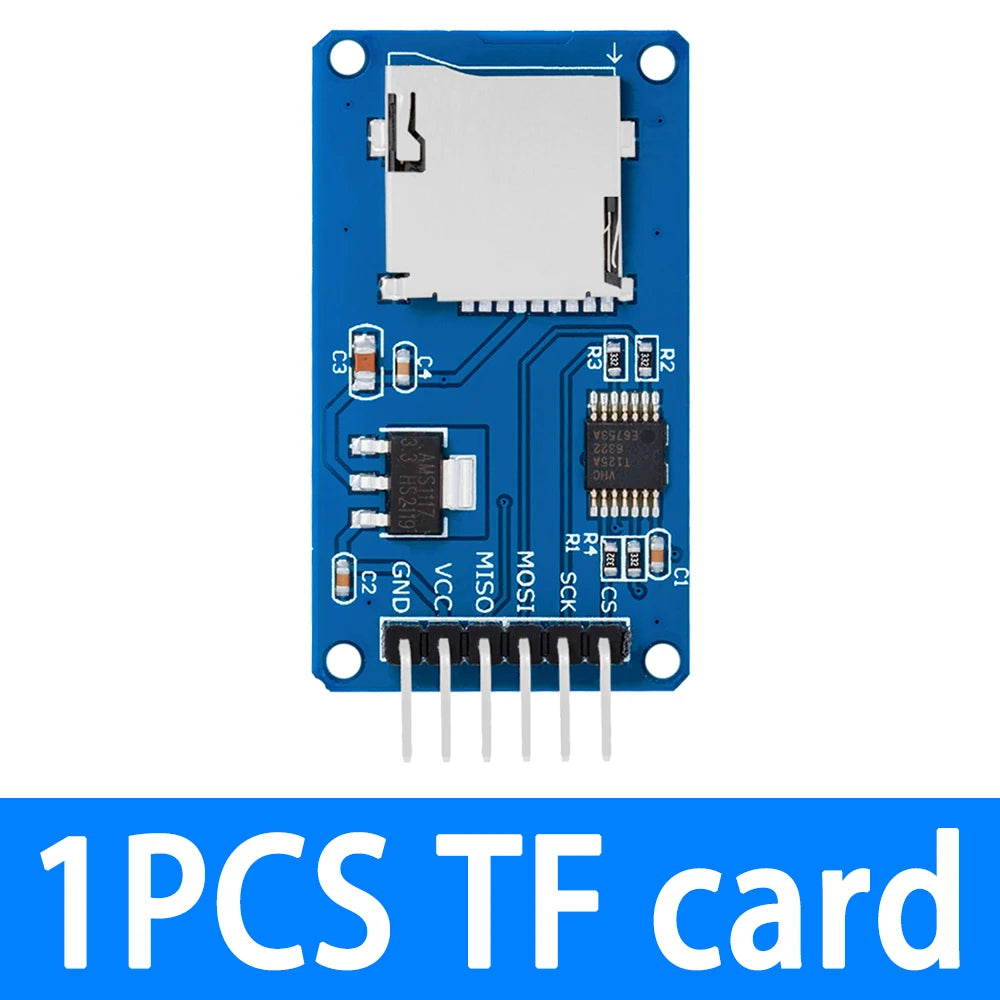 Micro SD TF Card Memory Shield SPI Module for Arduino SD Card Module Axl 1pcs TF card