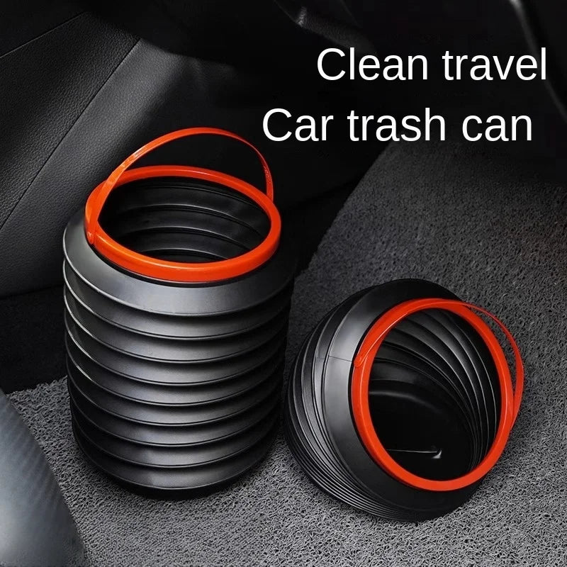 Car Clamshell Trash Bin – Hanging Vehicle Garbage Can Car Trash Bin Axl
