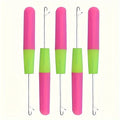 Professional Crochet Hooks – Fine Braid & Wig Making Set Hair Braiding Tools Axl 5pcs