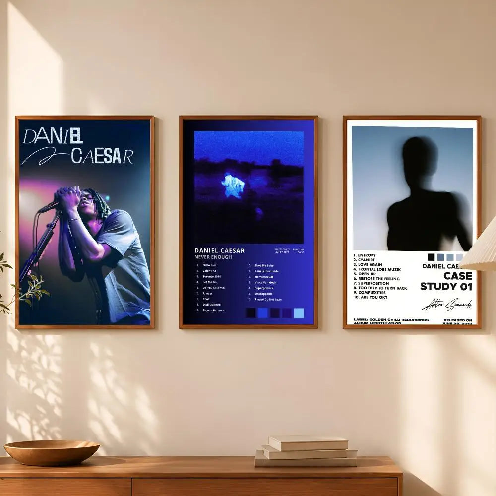 Daniel Caesar HD Self-Stick Wall Art Poster – Waterproof Decor Wall Art Poster Axl
