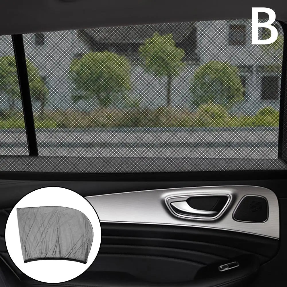 Car Side Window Sunshade Mesh Curtain – Universal SUV Fit Car Window Sunshade Axl 1pc behind