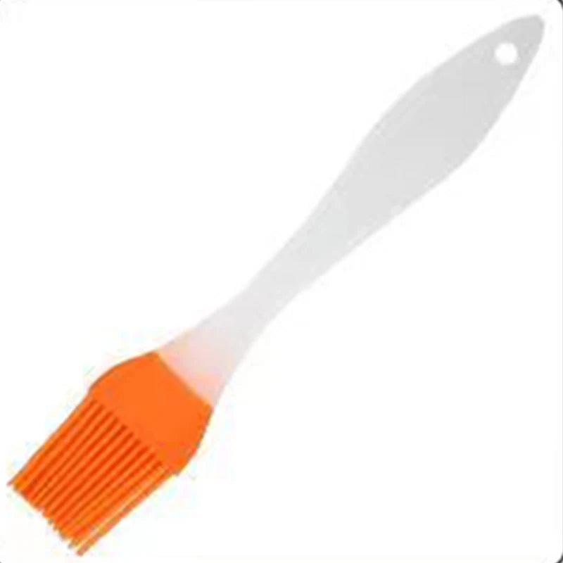 Silicone Baking & BBQ Oil Brush – Heat-Resistant, Non-Shedding Silicone Pastry Brush Axl Orange