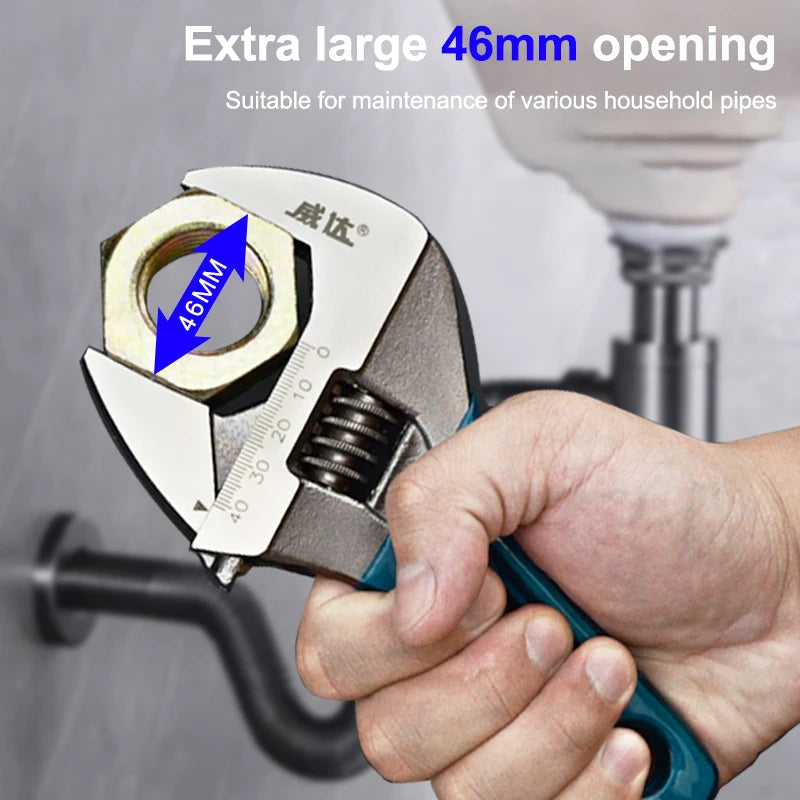 Adjustable Wrench 4/5/6/8 Inch Short Handle Mini Spanner Adjustable Wrench Axl