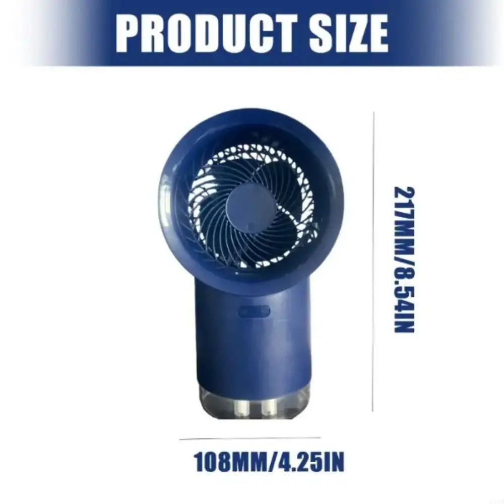400ml Water Mist Cooling Desk Fan with LED Light & USB-C Mist Desk Fan Axl