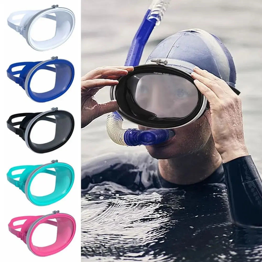Tempered Glass Diving Mask – Anti-Fog Snorkeling Goggles Diving Snorkel Mask Axl