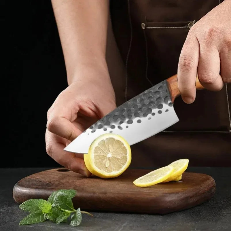 Hand Forged Kitchen Knife – Cleaver, Boning & Slicing Blade Kitchen Knife Axl