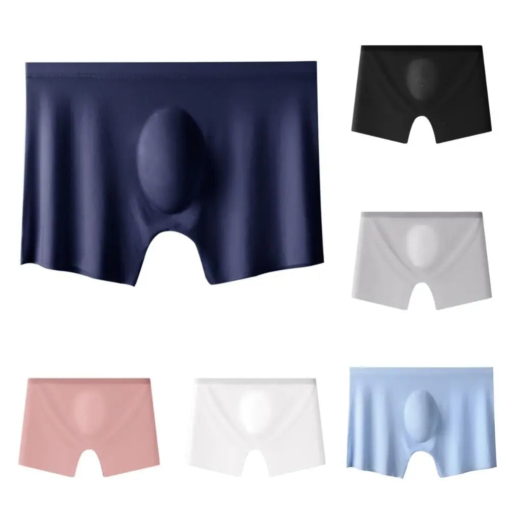 Men's Ice Silk Boxer Briefs – Seamless Breathable Quick-Dry Men's Boxer Briefs Axl