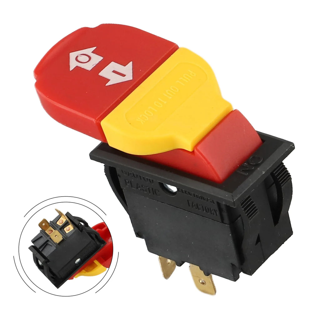 Table Saw Push Button Switch 20A 125/250V – Fits DWE7480 & DW745 Power Tool Switch Axl China Mainland