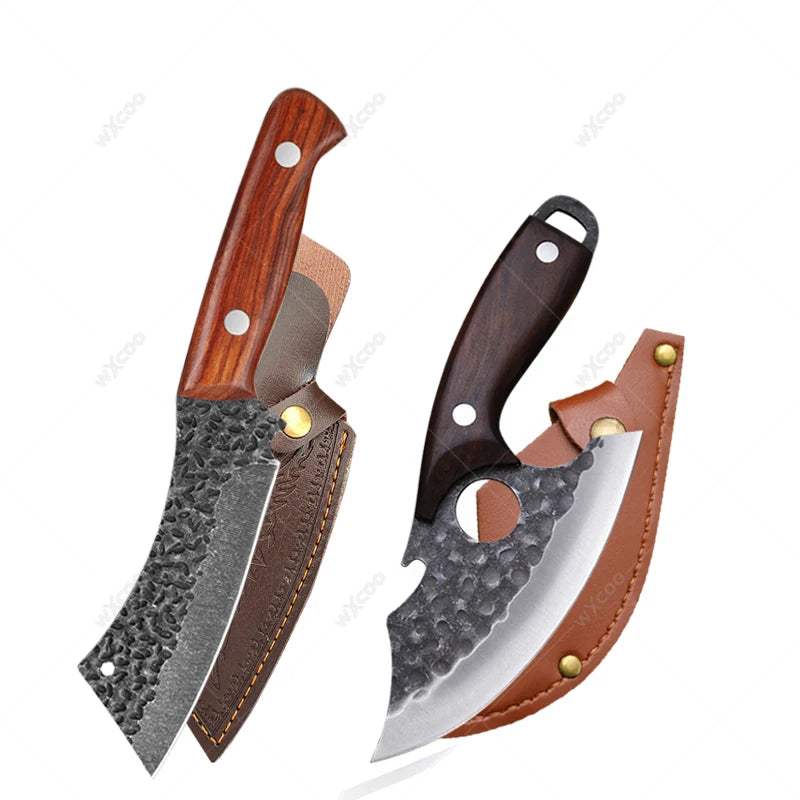 Professional Stainless Steel Boning Knife with Cover | 14.5cm Boning Knife Axl 2pcs BC