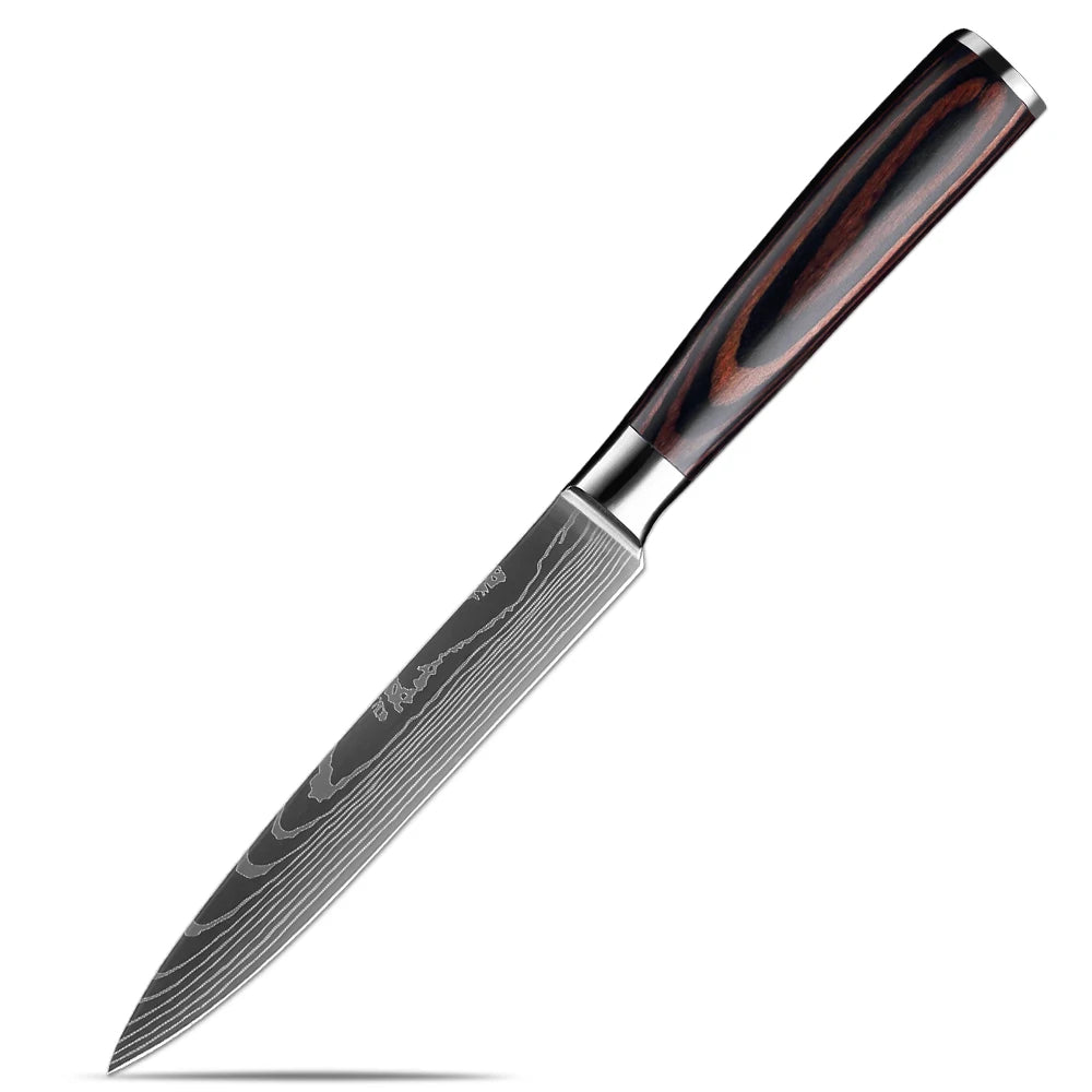 XITUO Damascus Chef Knife Set 1–10 Pcs | Ultra-Sharp Kitchen Knives Chef Knife Set Axl Utility Knife