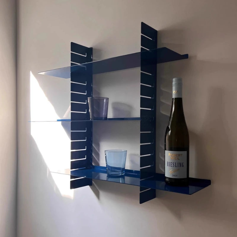 Nordic 3-Tier Floating Wall Shelf – Metal Display Storage Rack Floating Wall Shelf Axl