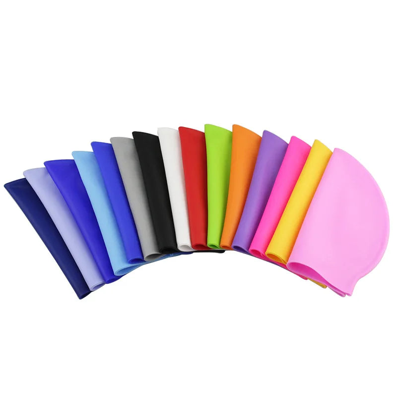 Silicone Swimming Cap – Waterproof Swim Hat for Men & Women Swim Cap Axl