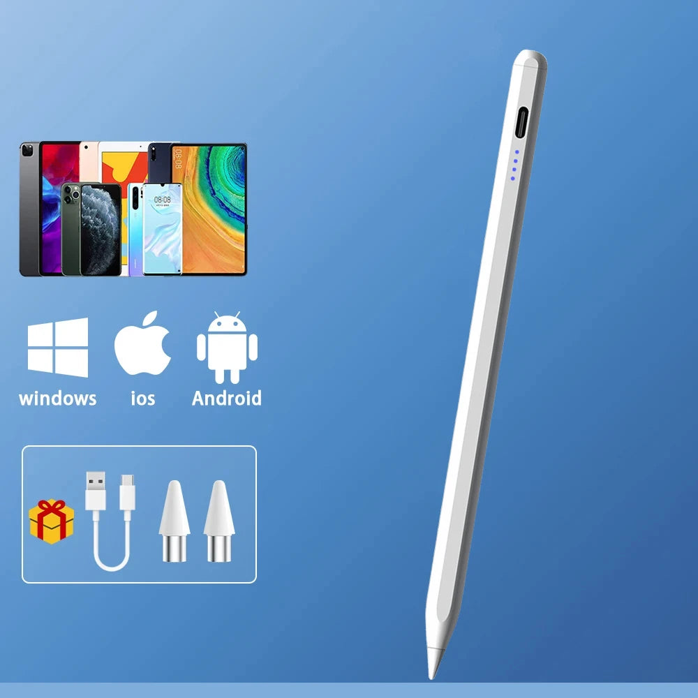 Universal Active Stylus Pen for iPad, Android & Windows Active Stylus Pen Axl White