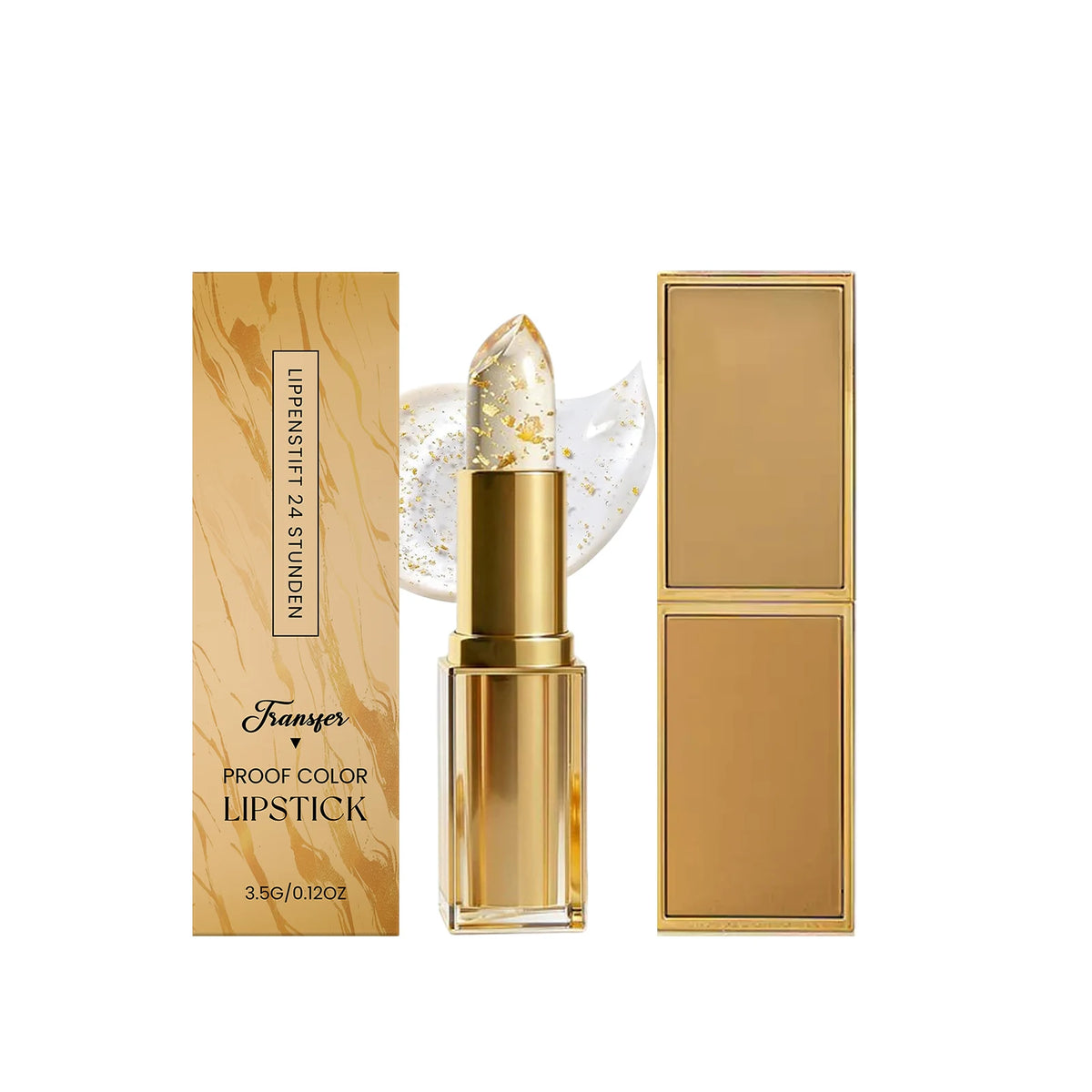 PH Reactive Color Changing Lipstick – Gold Flecks Lip Balm PH Reactive Lip Balm Axl 1 PCS