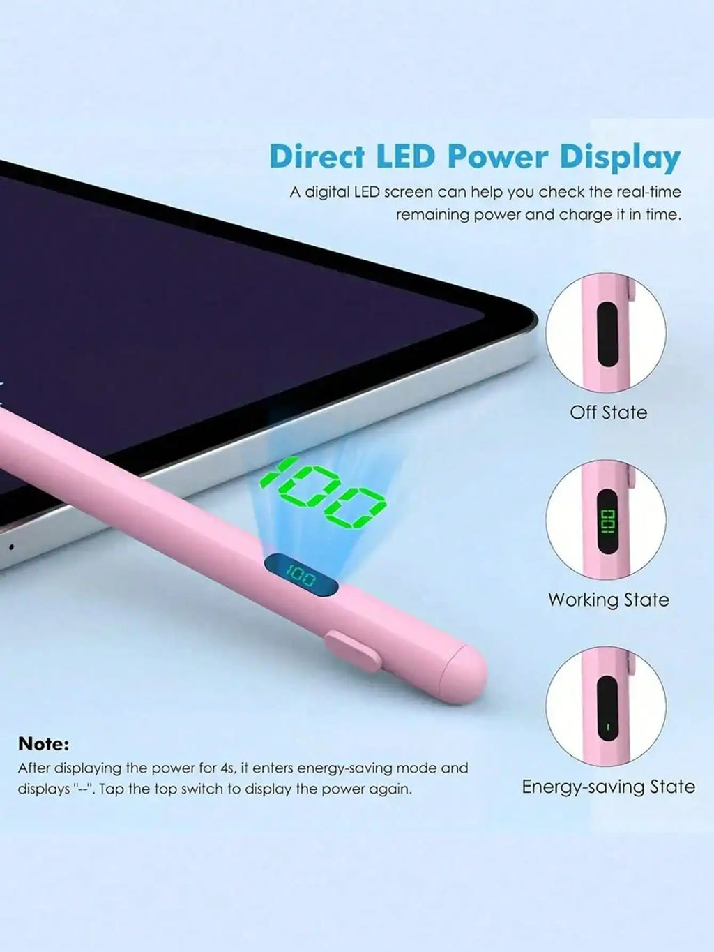 Magnetic Capacitive Stylus Pen – Tilt & Palm Rejection for Tablets Tablet Stylus Pen Axl