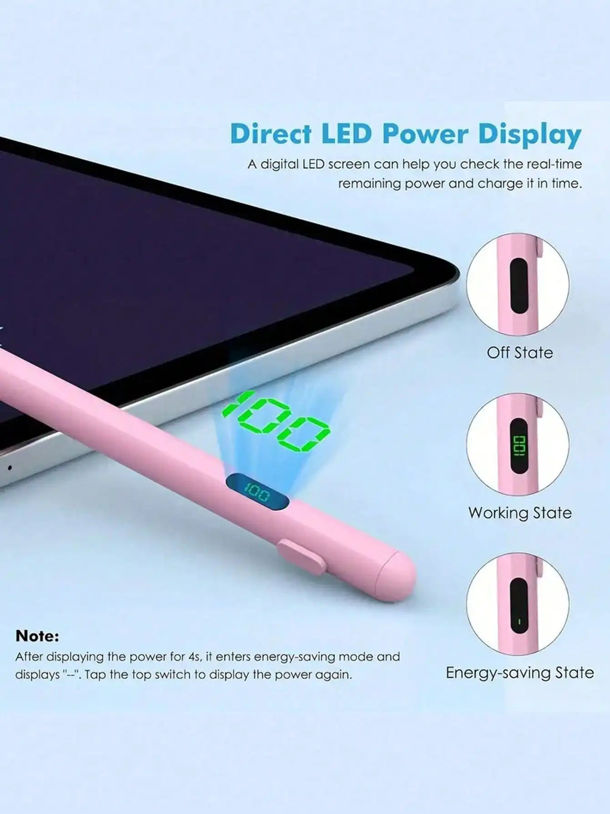 Magnetic Capacitive Stylus Pen – Tilt & Palm Rejection for Tablets Tablet Stylus Pen Axl