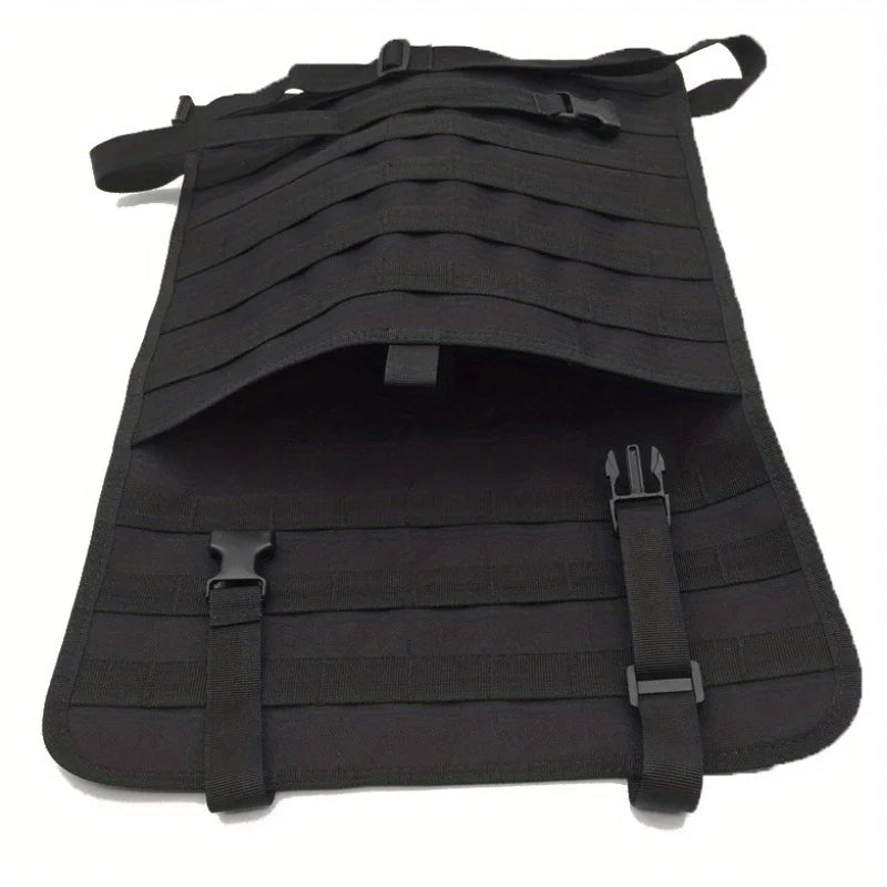 Tactical Car Seat Back Organizer Bag | Multi-Pocket Storage Car Seat Organizer Axl black