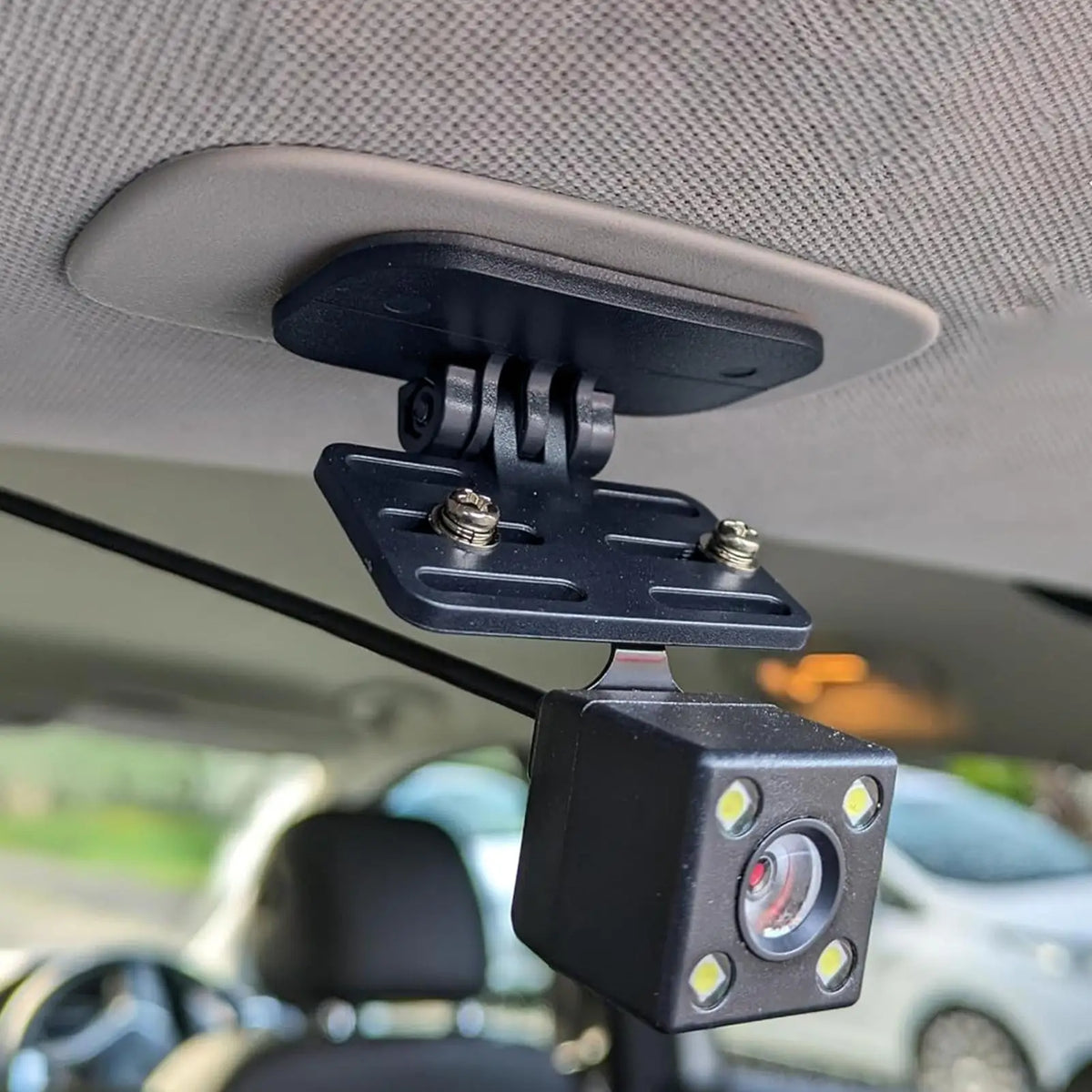Waterproof 180° Adjustable Car Backup Camera Mount | Adhesive Car Camera Mount Axl