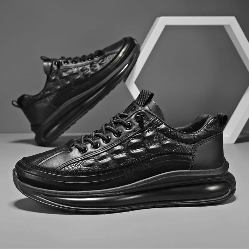 Men's Winter High-Top Casual Ankle Boots – Warm Lace-Up Men's Ankle Boots Axl