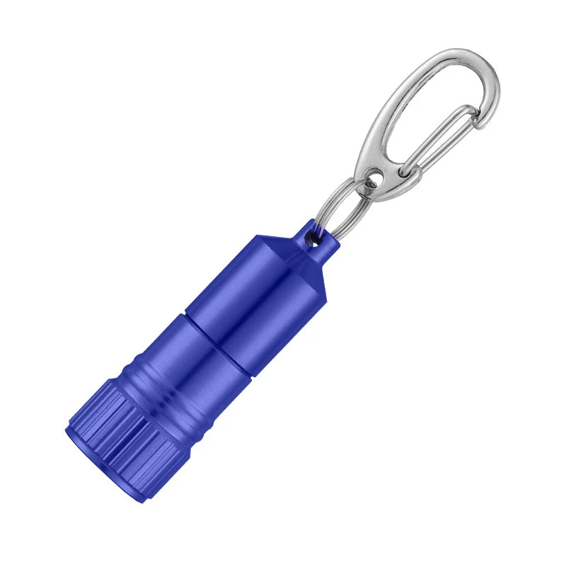 Mini LED Keychain Flashlight – Compact Pocket Torch for Camping Keychain Flashlight Axl Blue