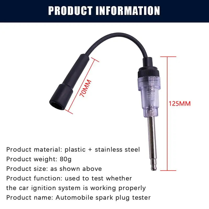 Car Spark Plug Tester Pen – Ignition Coil Diagnostic Tool Ignition Diagnostic Tool Axl