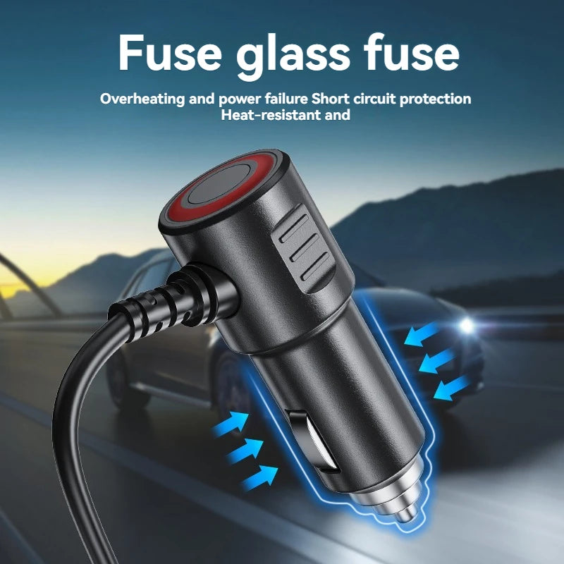 4-Port QC3.0 PD Car Charger 120W Fast Charging Adapter 12–24V Car Charger Adapter Axl