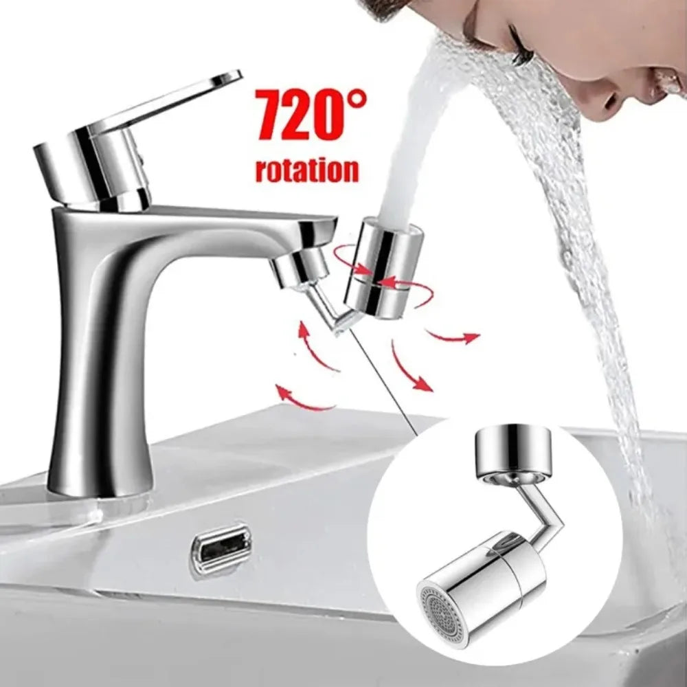 720° Rotatable Faucet Sprayer Head – Splash Filter Tap Nozzle Faucet Sprayer Attachment Axl