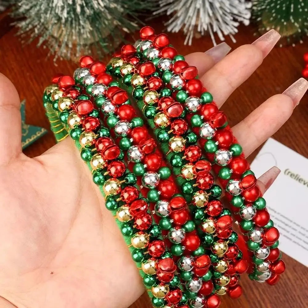 Christmas Jingling Bell Headband – Festive Xmas Party Hairband Holiday Headband Axl