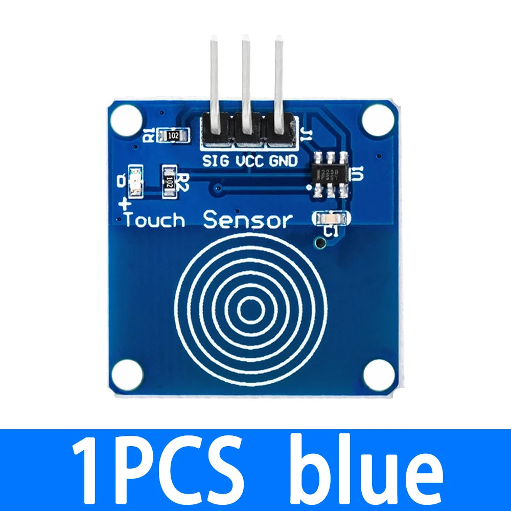 TTP223B Capacitive Touch Sensor Module for Arduino | 2–5.5V Capacitive Sensor Module Axl ttp223 blue 1pcs