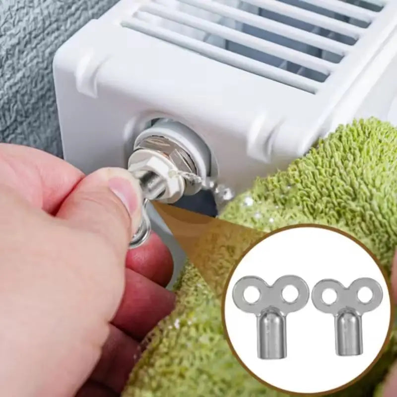 4-Pack Metal Radiator Bleed Keys – EU Thread, Corrosion-Resistant Radiator Bleed Key Axl