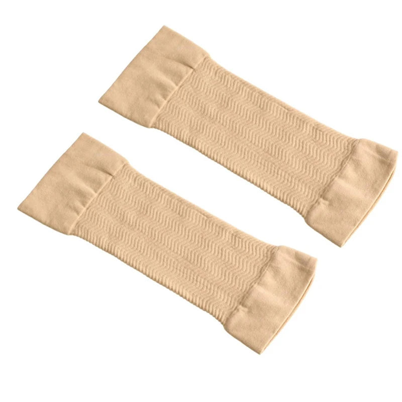 Women's Slimming Arm Shaper Sleeves – Elastic Compression Wrap Arm Shaper Sleeves Axl Super size yellow
