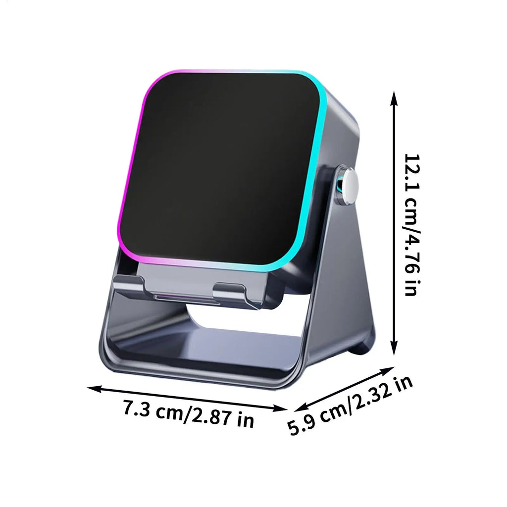 Folding Phone Stand Speaker – 10W Wireless Charging & Light Wireless Phone Speaker Axl