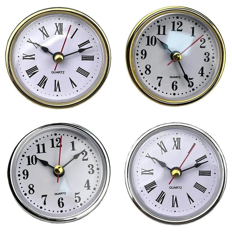 65mm Quartz Clock Insert – Roman & Arabic Numerals DIY Clock Insert Axl