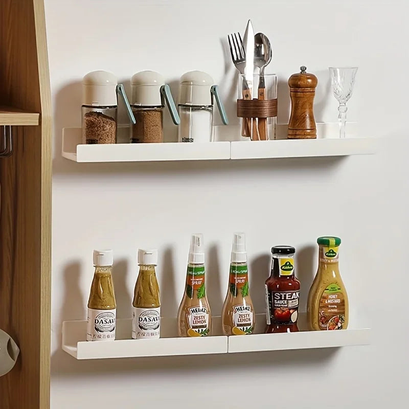 Expandable Floating Shelf – Bathroom & Kitchen Organizer Floating Wall Shelf Axl